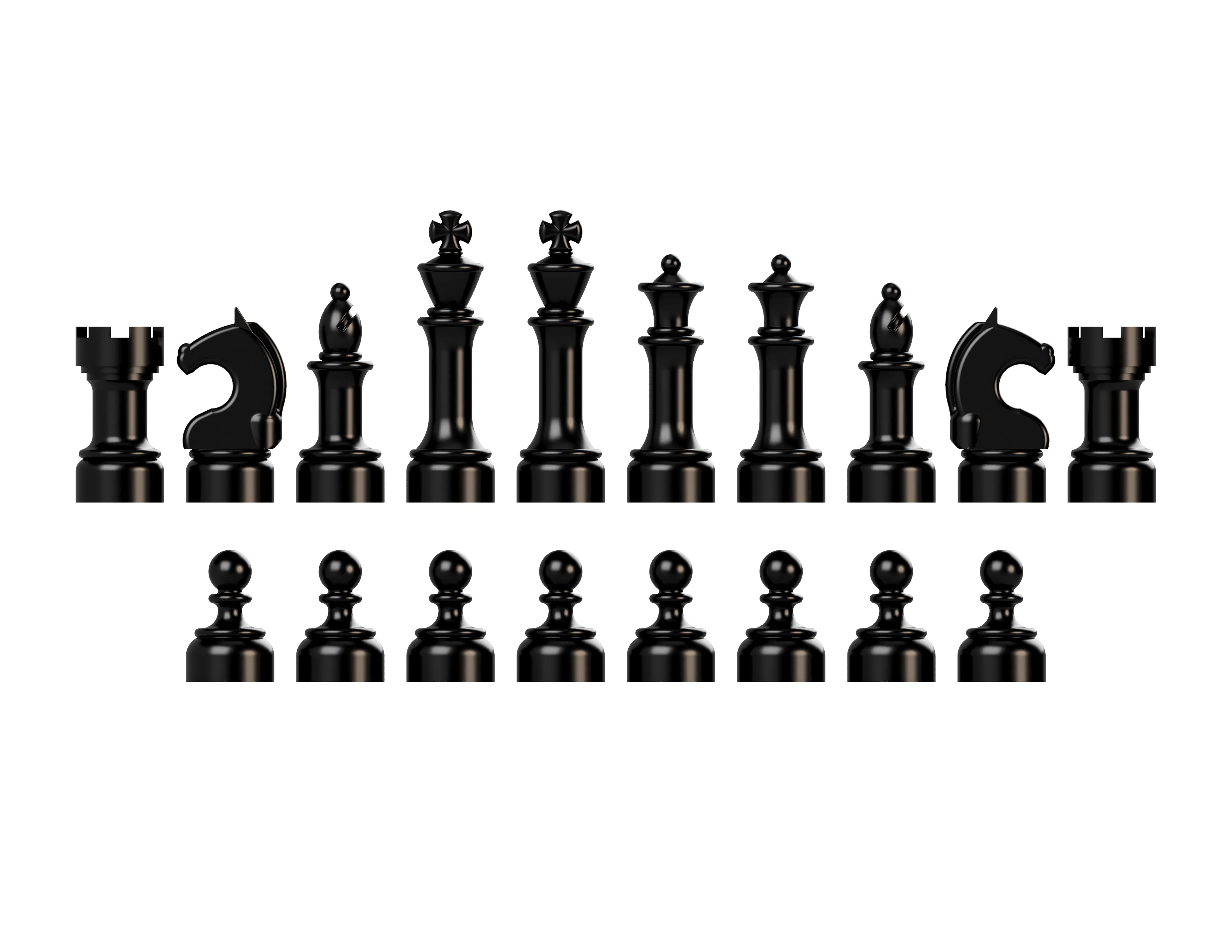 Chess Color Set - Black - Image 6