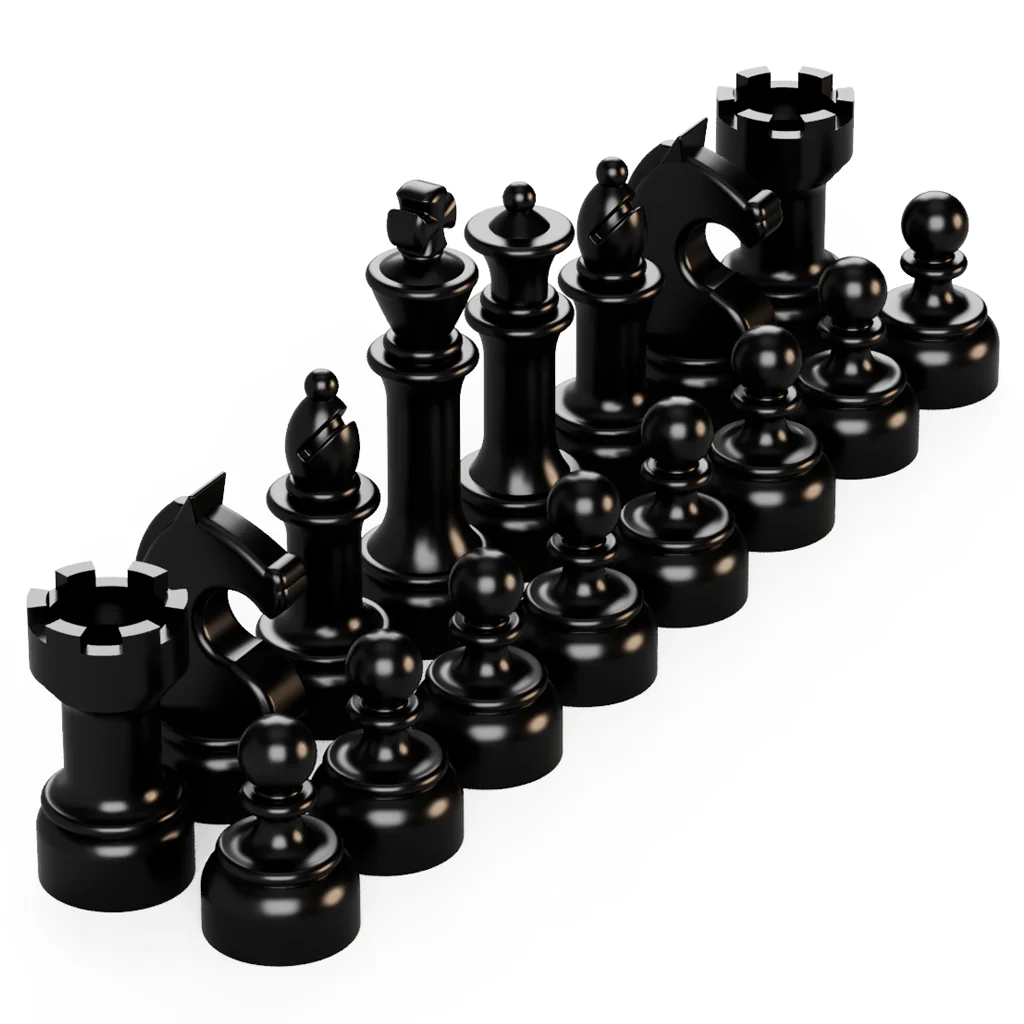 Chess Color Set - Black - Image 8