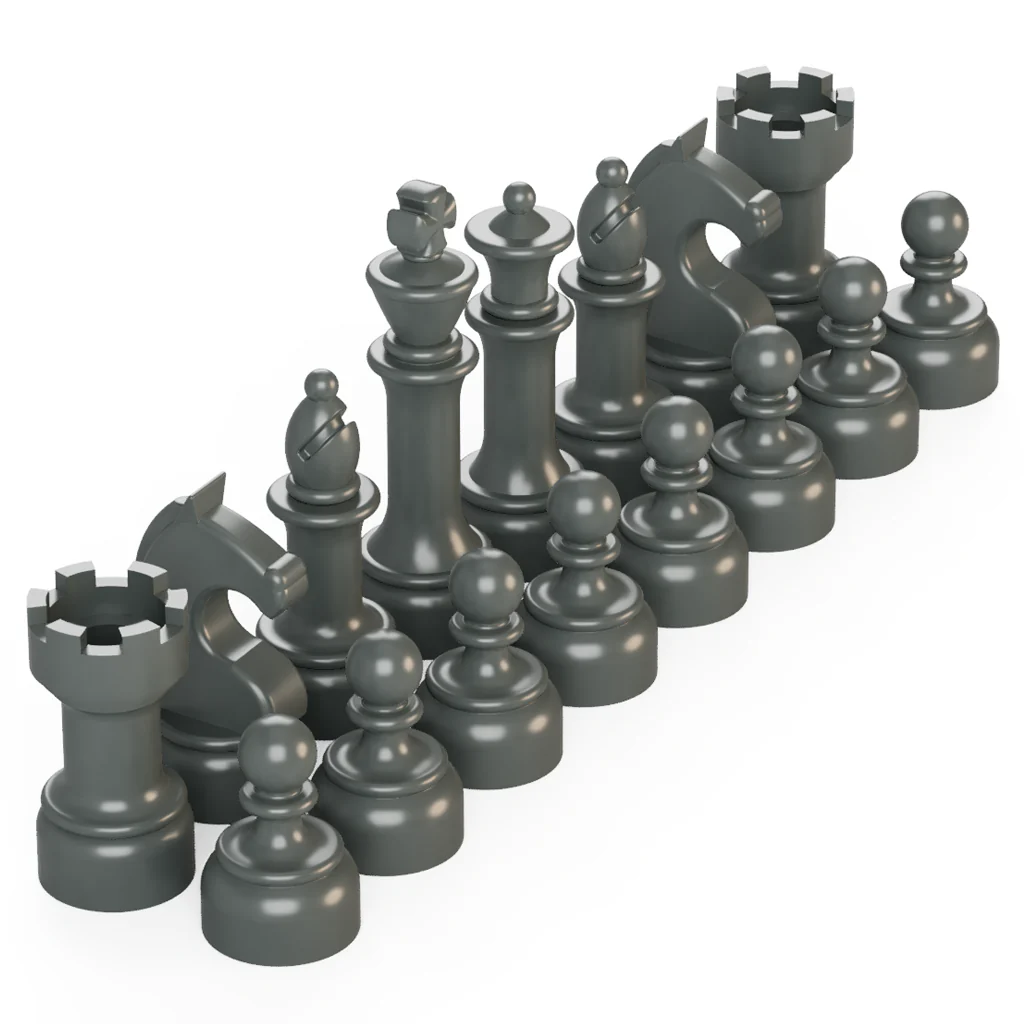 Chess Color Set - Dark Bluish Gray - Image 8