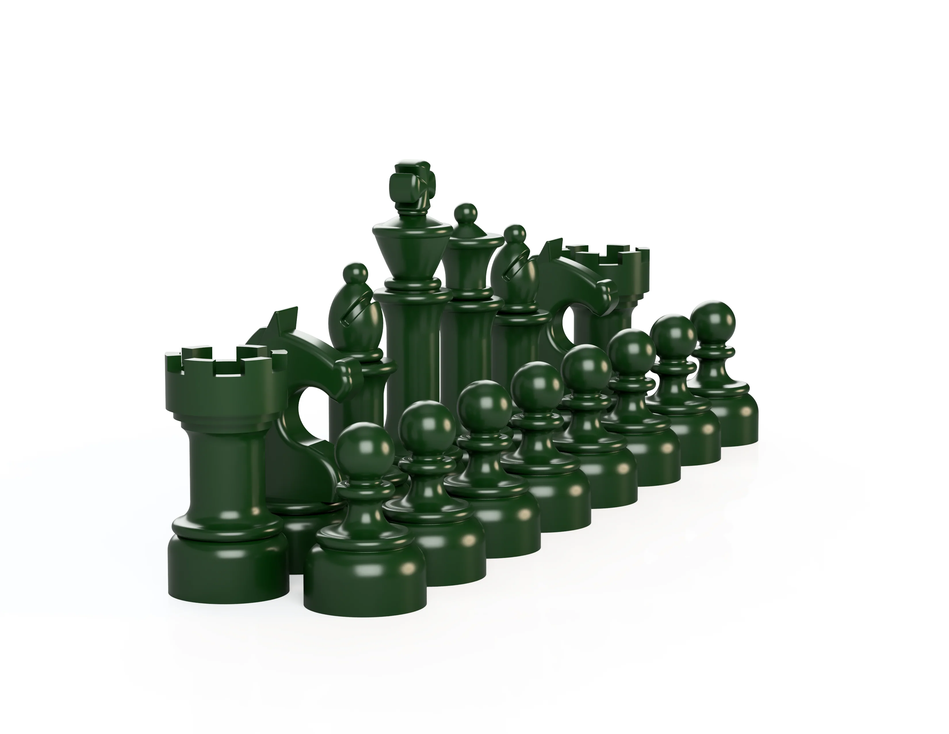 Chess Color Set - Dark Green - Image 7