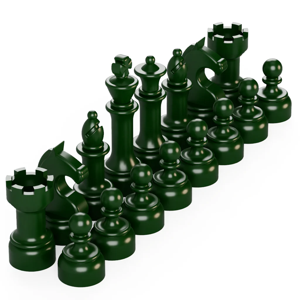 Chess Color Set - Dark Green - Image 8