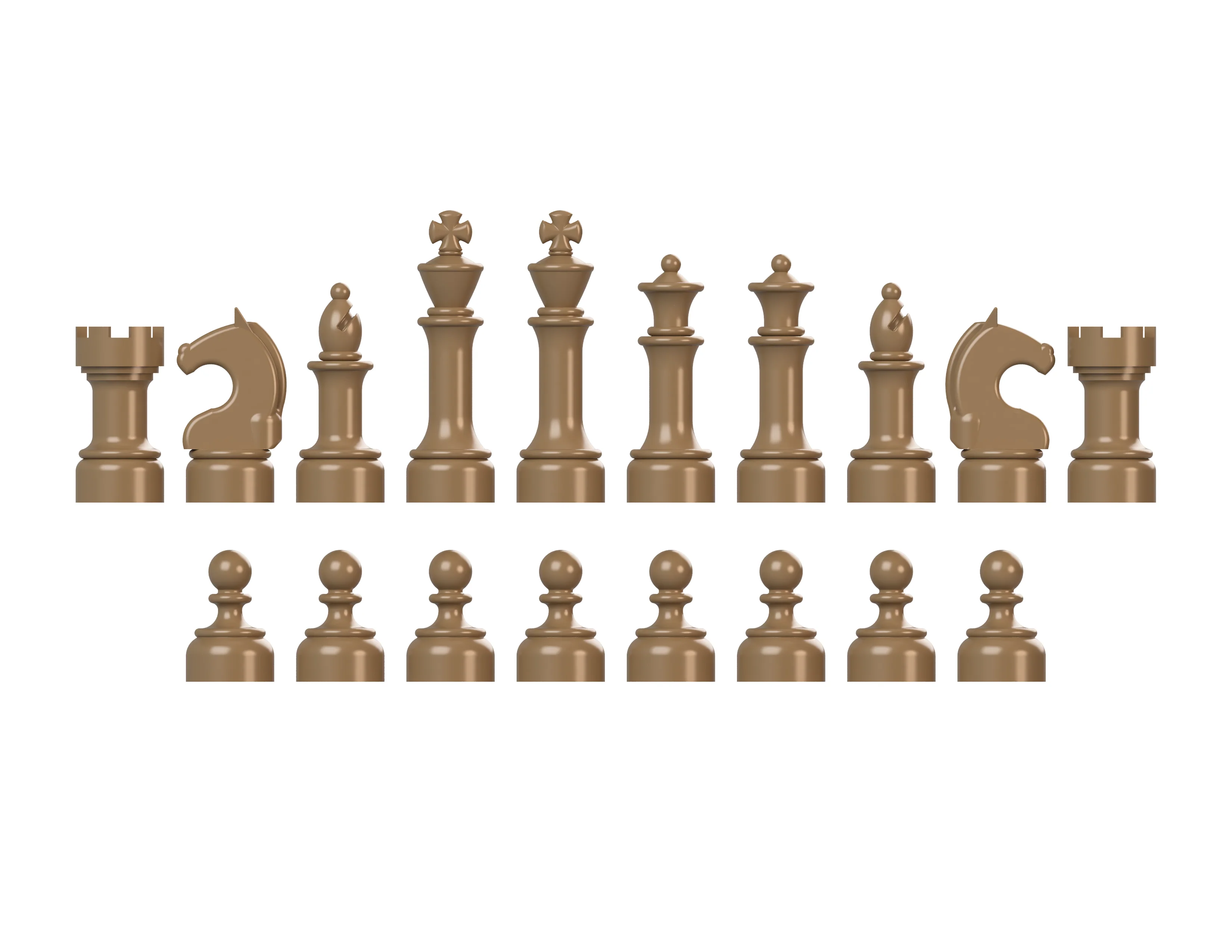 Chess Color Set - Dark Tan - Image 6