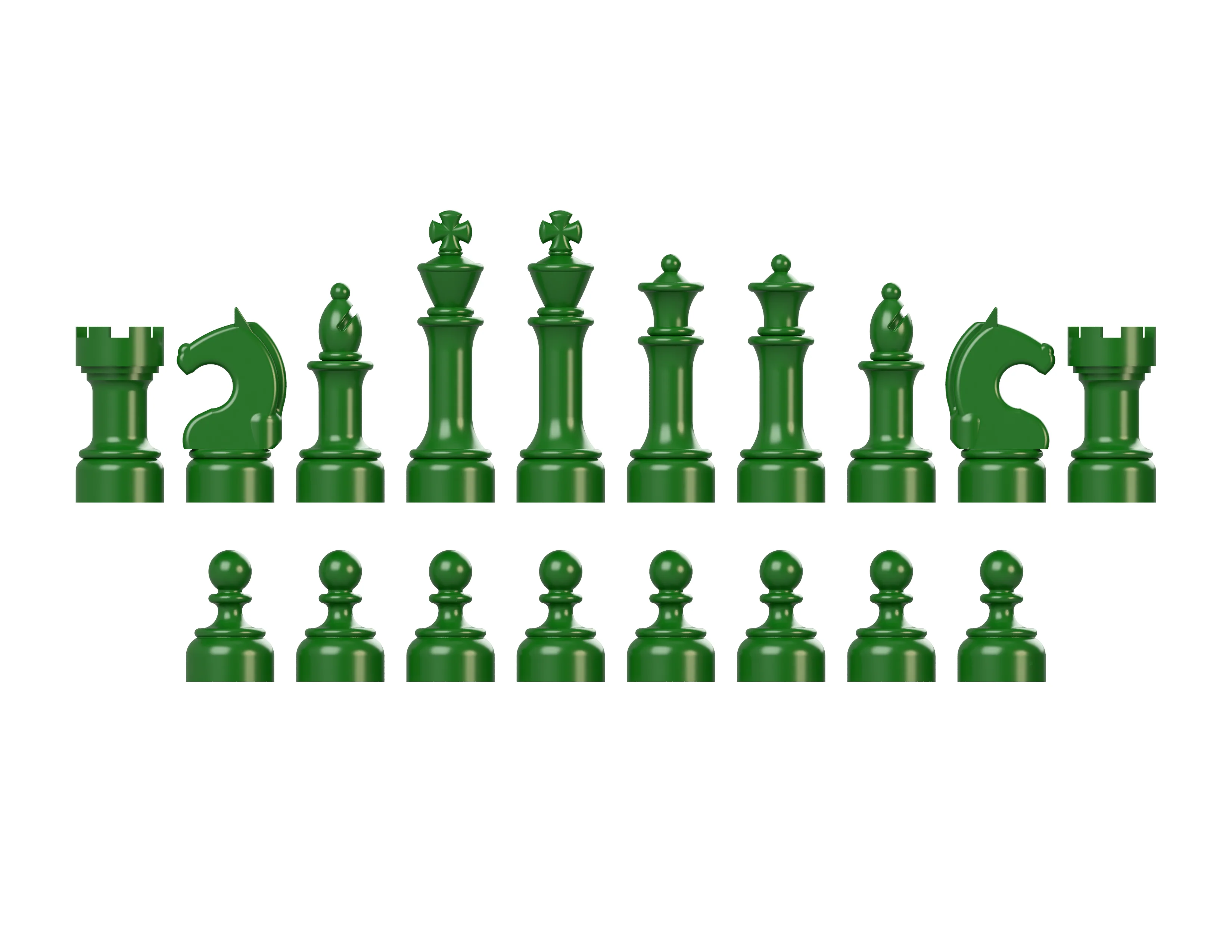 Chess Color Set - Green - Image 6