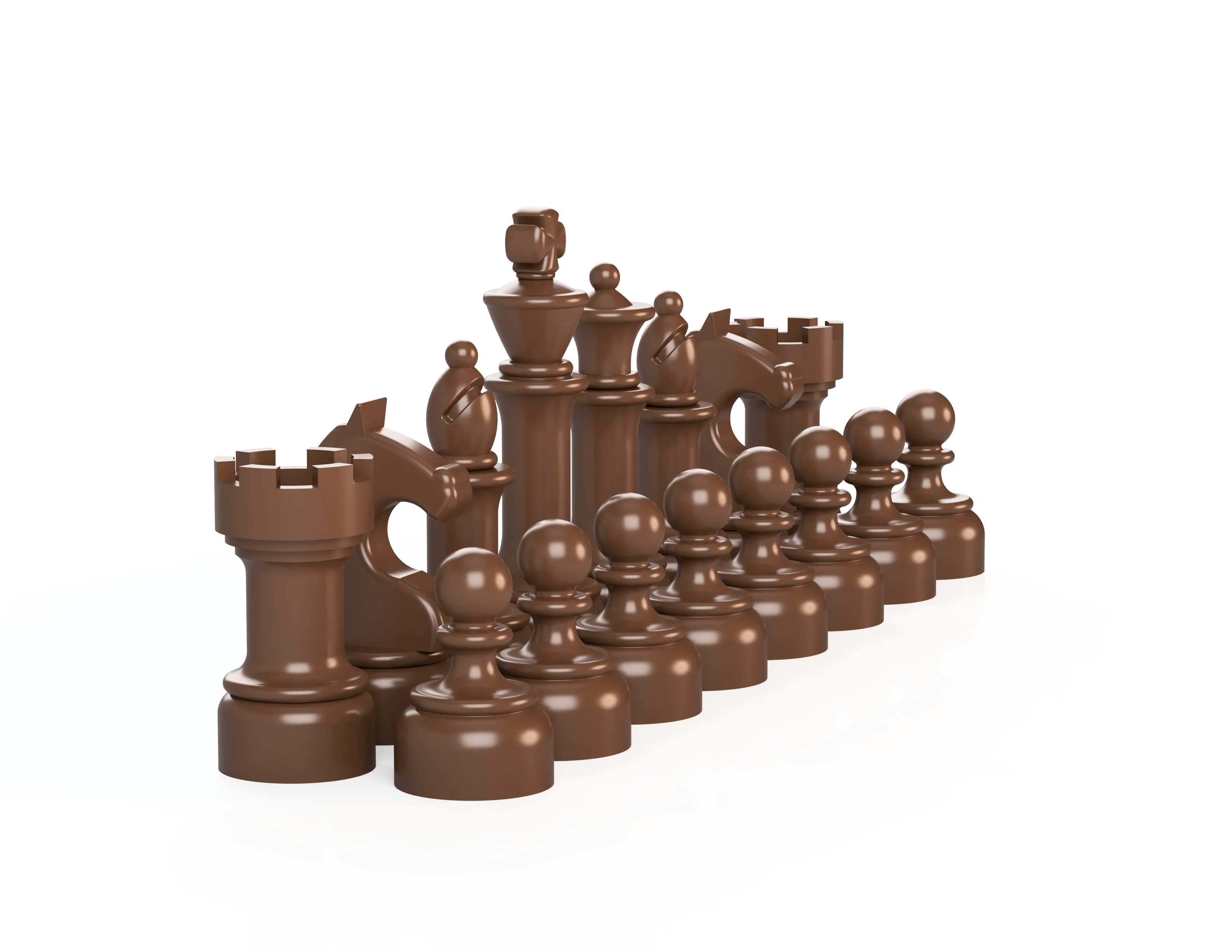 Chess Color Set - Reddish Brown - Image 7