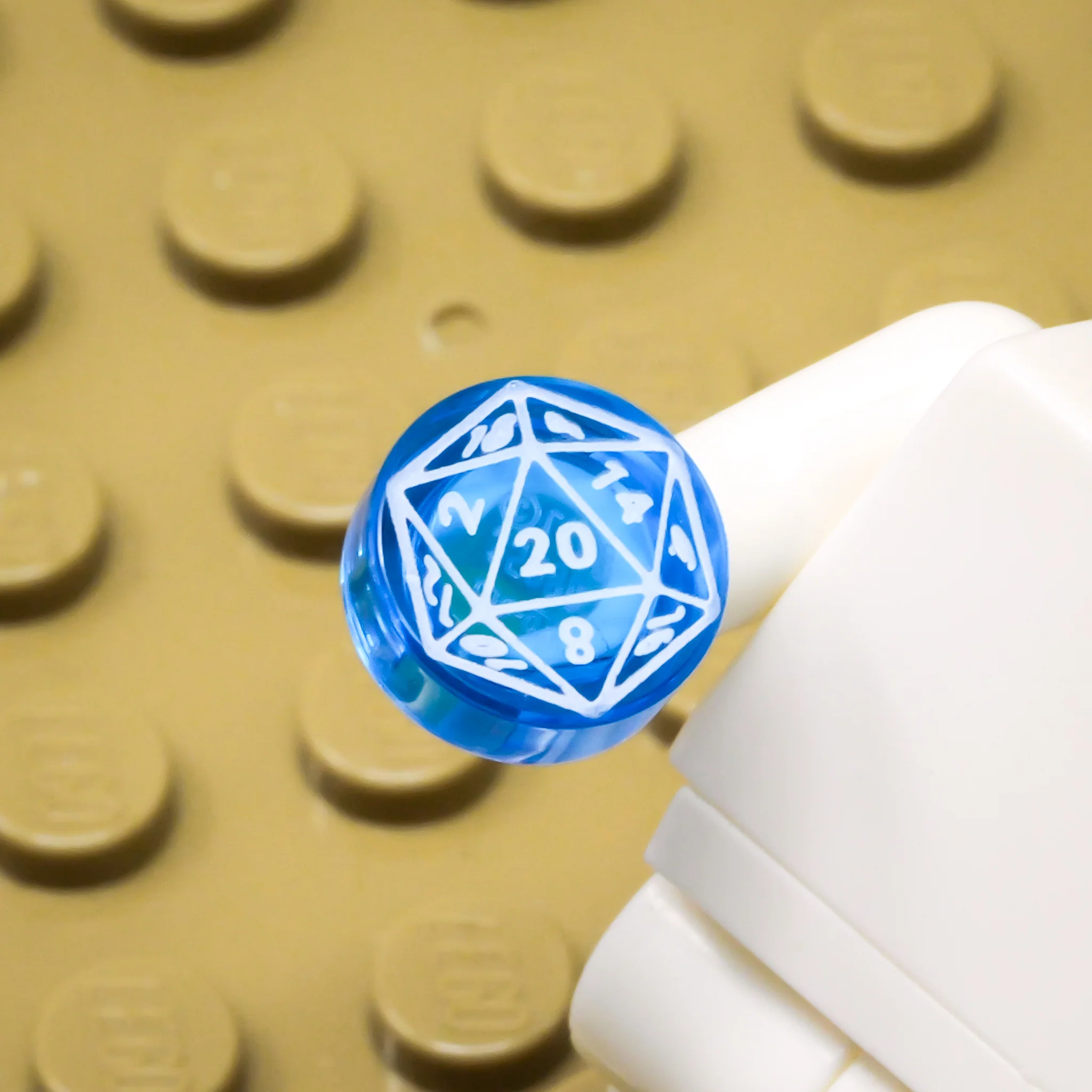 D20 1x1 Round Tile (Custom Pad Printed LEGO) - Image 19