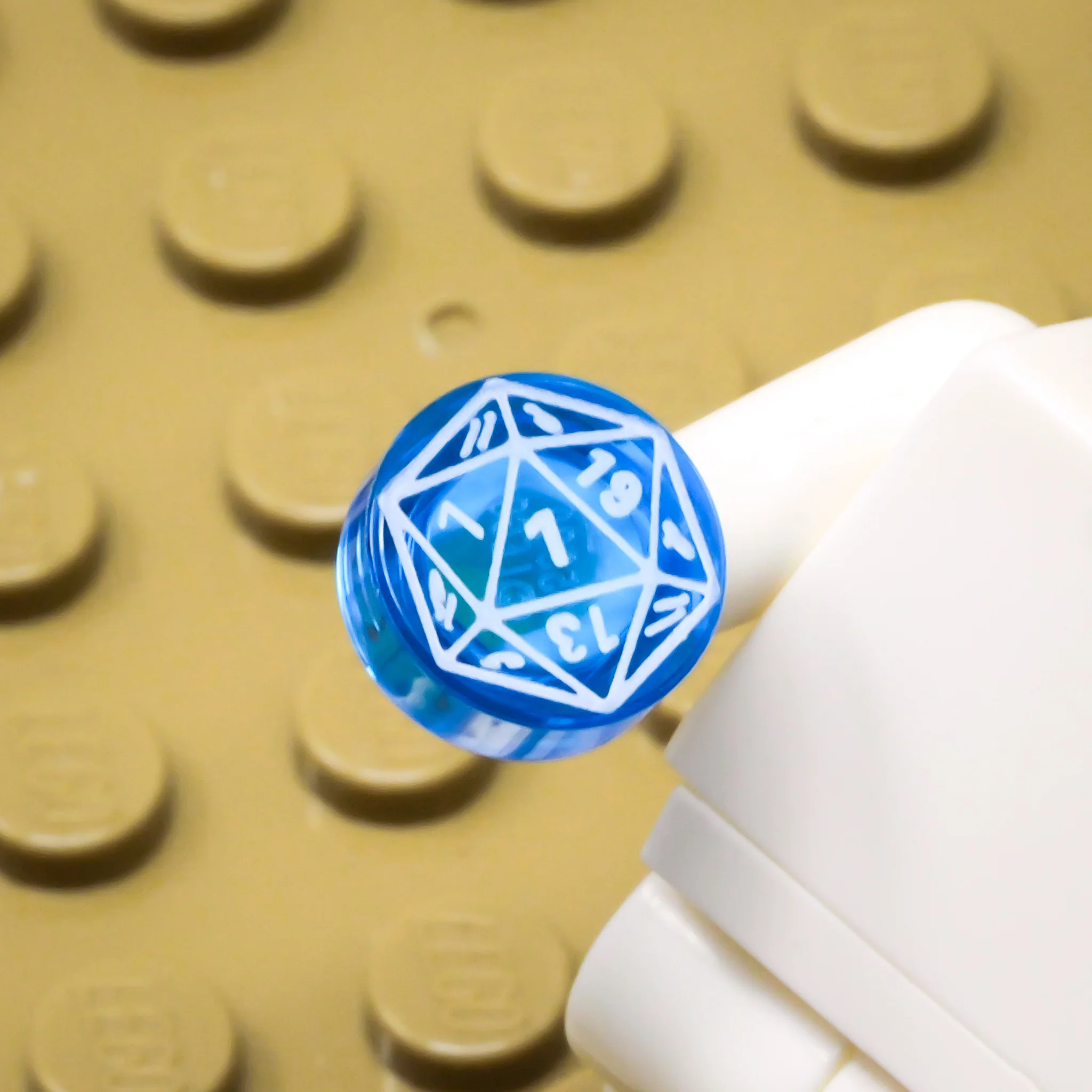 D20 1x1 Round Tile (Custom Pad Printed LEGO) - Image 20