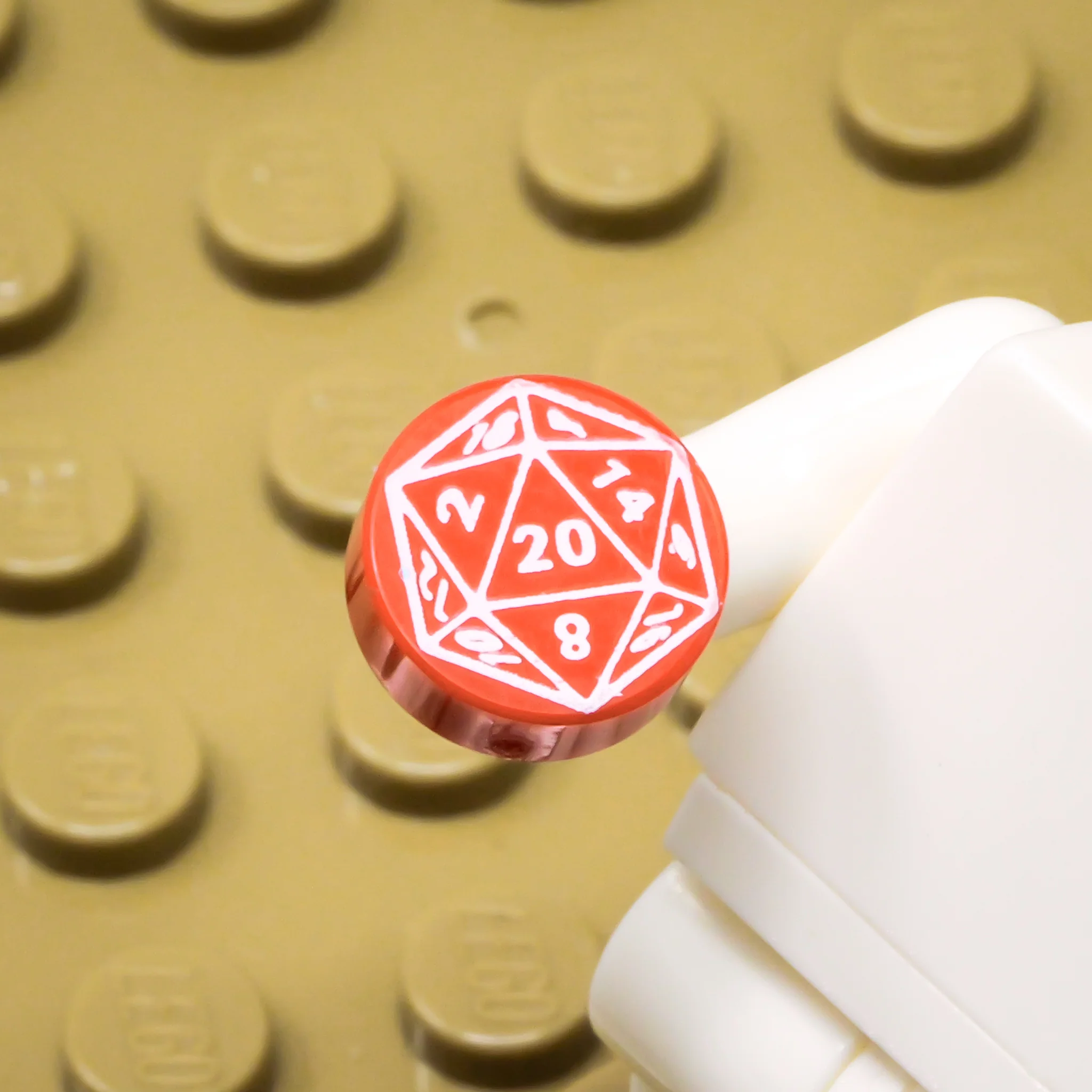 D20 1x1 Round Tile (Custom Pad Printed LEGO) - Image 27