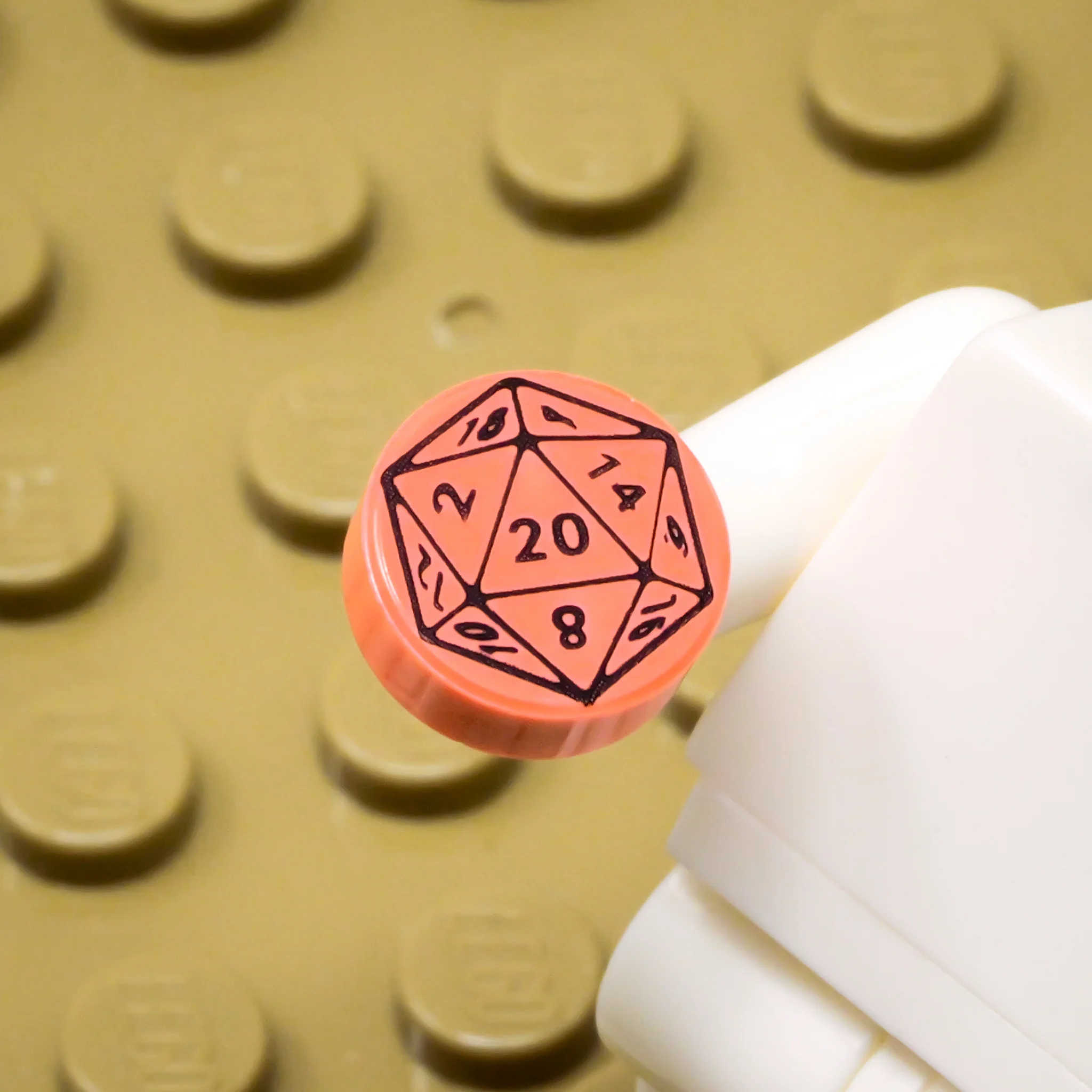 D20 1x1 Round Tile (Custom Pad Printed LEGO) - Image 29
