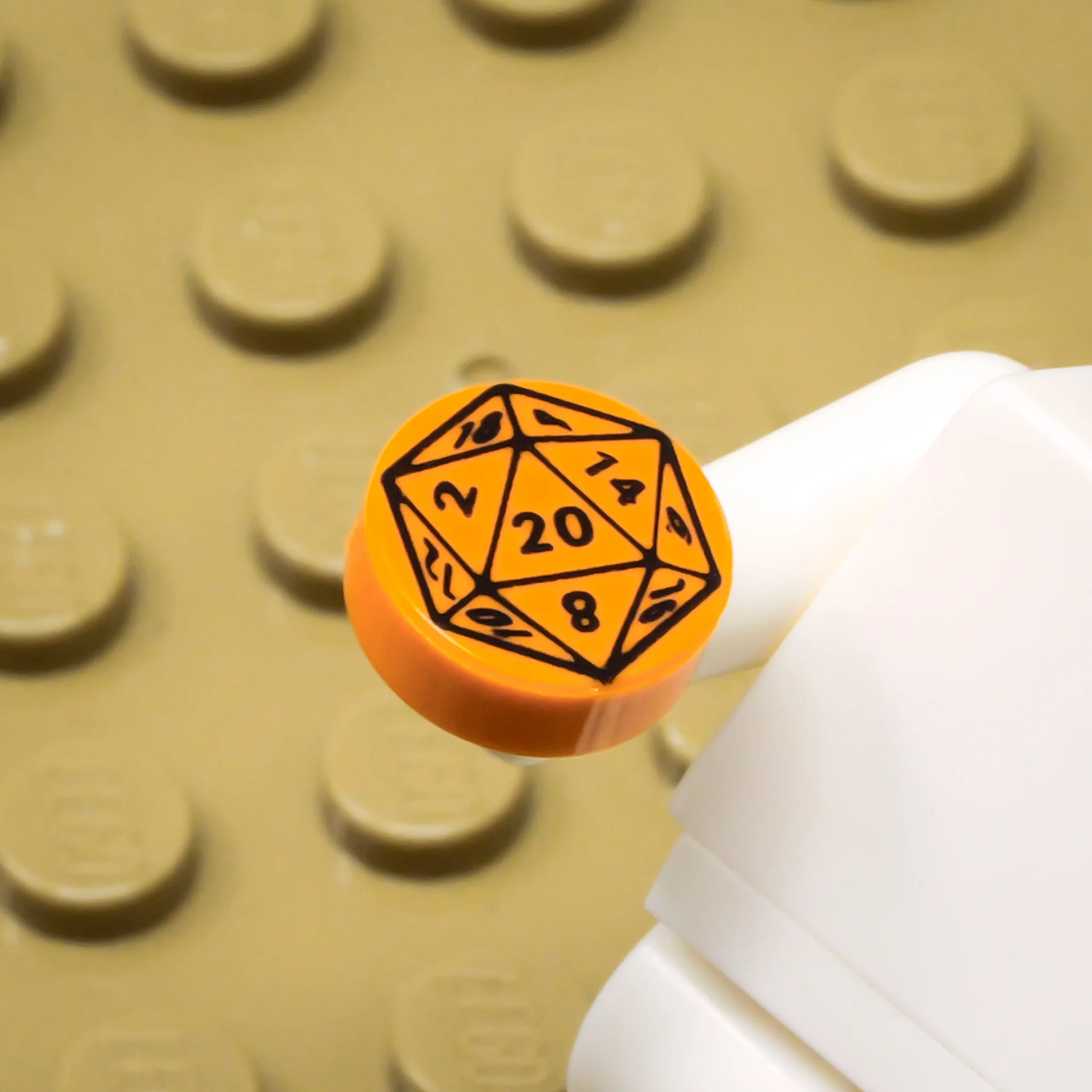 D20 1x1 Round Tile (Custom Pad Printed LEGO) - Image 33