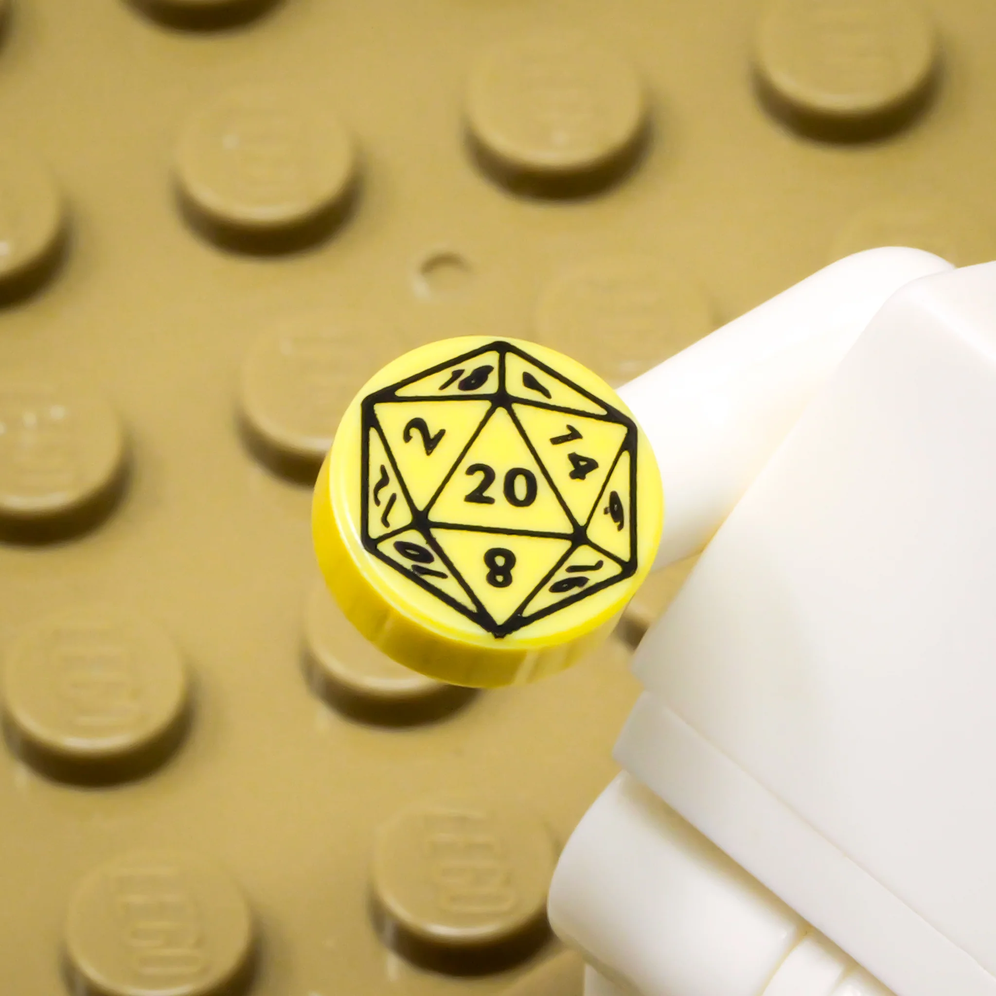 D20 1x1 Round Tile (Custom Pad Printed LEGO) - Image 39