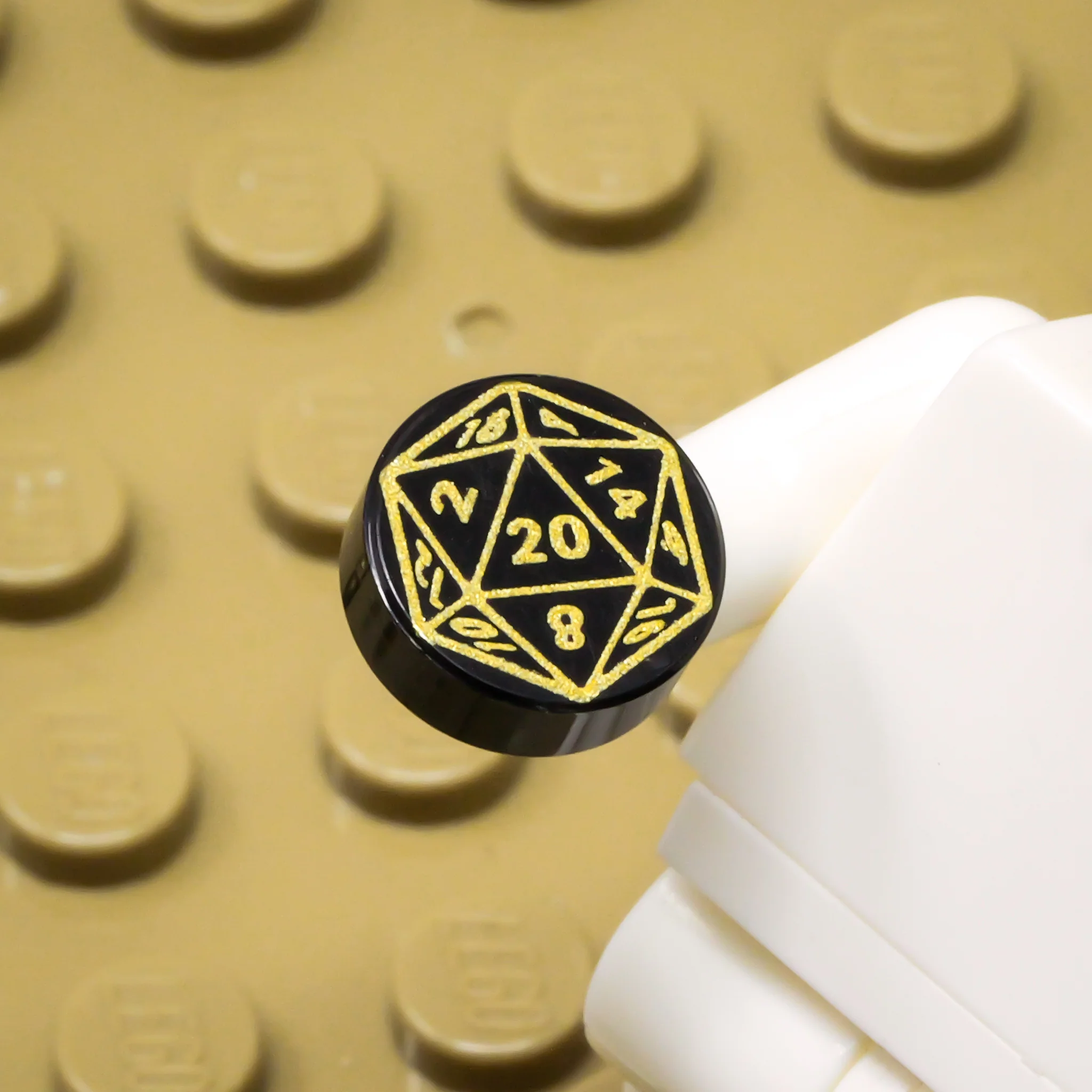 D20 1x1 Round Tile (Custom Pad Printed LEGO) - Image 67