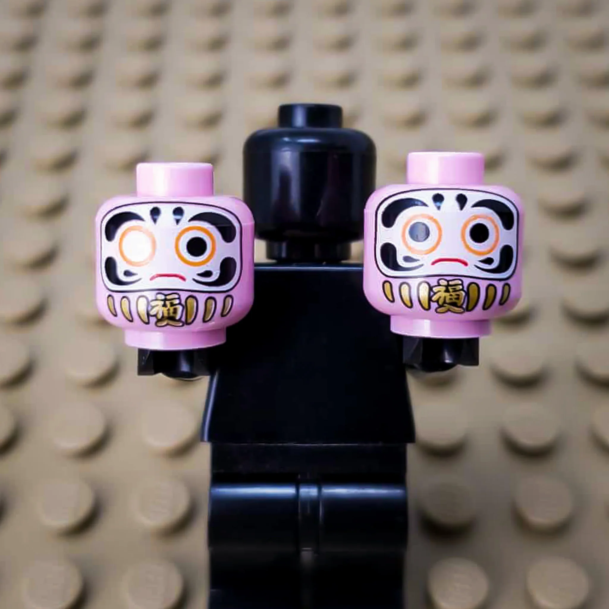 Daruma Doll Bundle (2 piece custom Pad Printed LEGO bricks) - Image 5