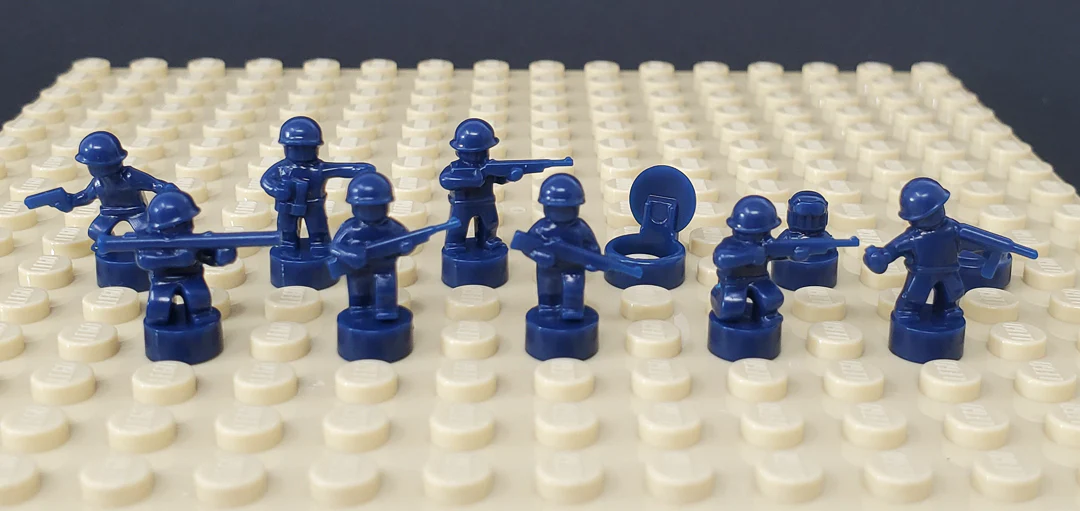 Nano Soldier Figures - Dark Blue - Image 3