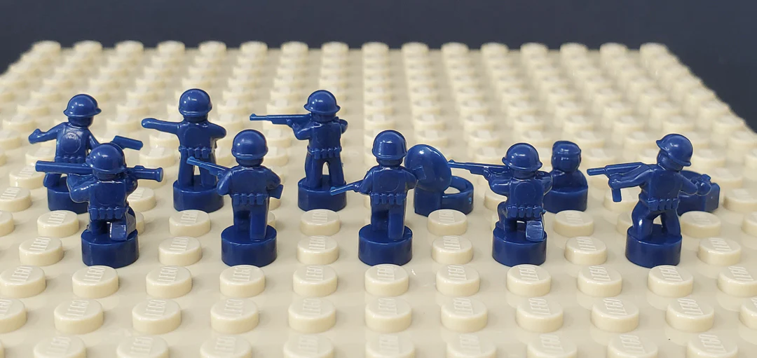 Nano Soldier Figures - Dark Blue - Image 4