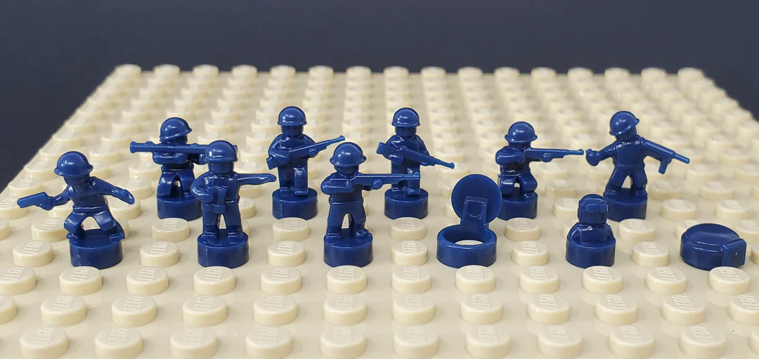 Nano Soldier Figures - Dark Blue - Image 5