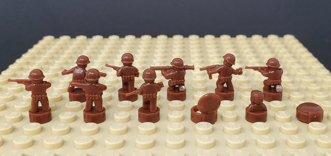 Nano Soldier Figures - Reddish Brown - Image 5