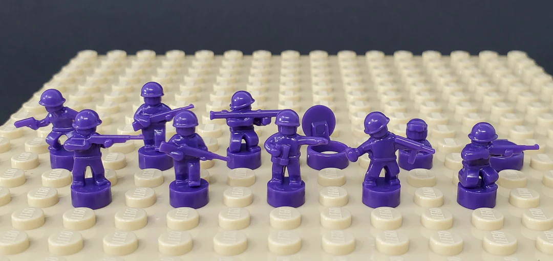 Nano Soldier Figures - Dark Purple - Image 3