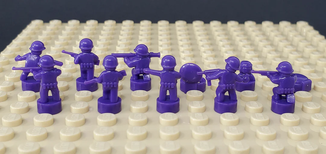 Nano Soldier Figures - Dark Purple - Image 4