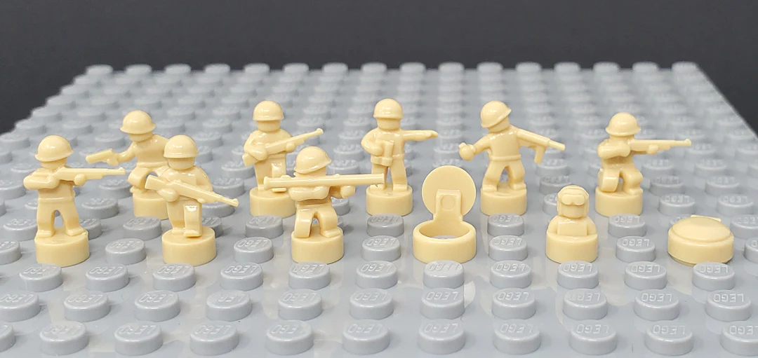 Nano Soldier Figures - Tan - Image 4