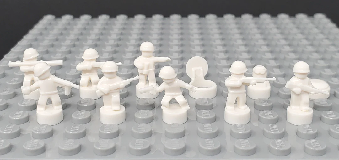 Nano Soldier Figures - White - Image 2