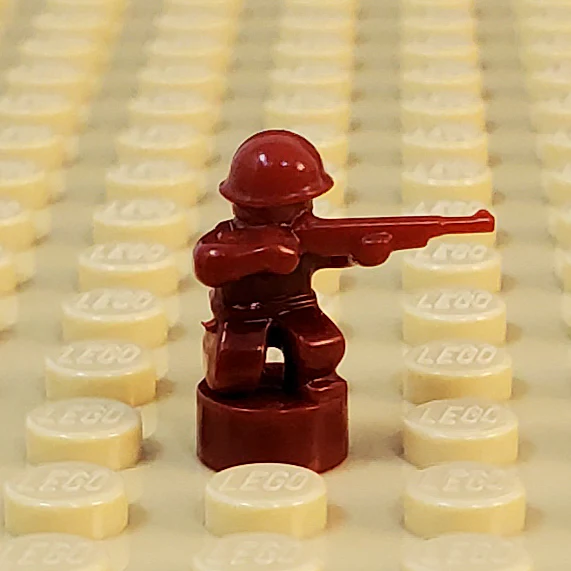 Nano Soldier - Kneeling with Rifle Variant (Single - Various Colors Available) - Image 17