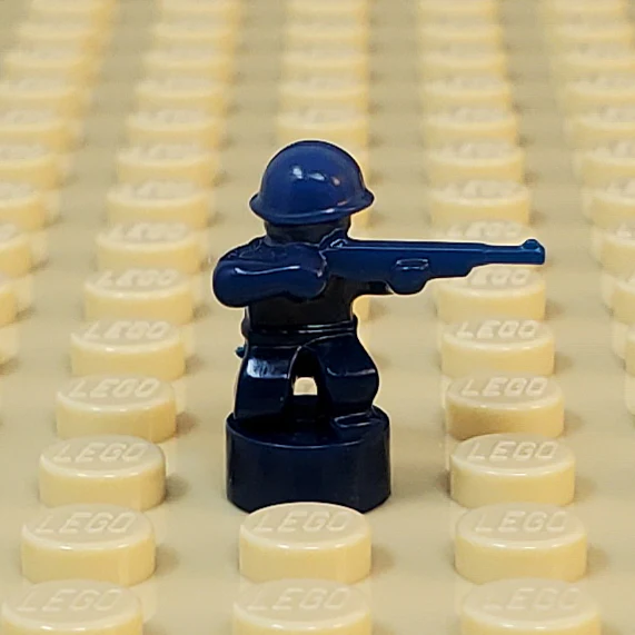 Nano Soldier - Kneeling with Rifle Variant (Single - Various Colors Available) - Image 19