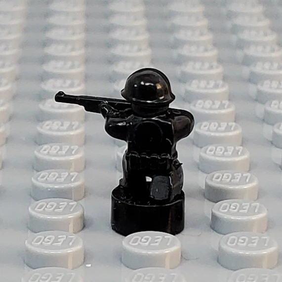Nano Soldier - Kneeling with Rifle Variant (Single - Various Colors Available) - Image 22