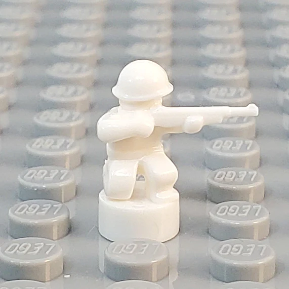 Nano Soldier - Kneeling with Rifle Variant (Single - Various Colors Available) - Image 23