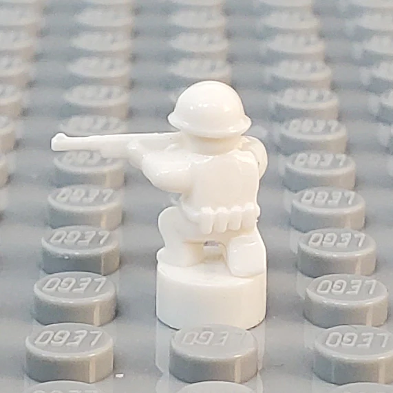 Nano Soldier - Kneeling with Rifle Variant (Single - Various Colors Available) - Image 24