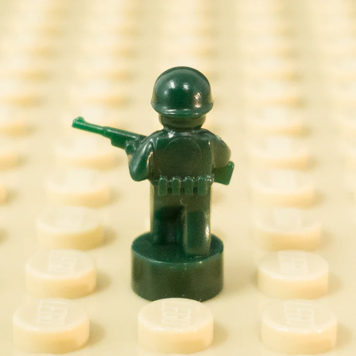 Nano Soldier - Walking with Rifle Up Variant (Single - Various Colors Available) - Image 10