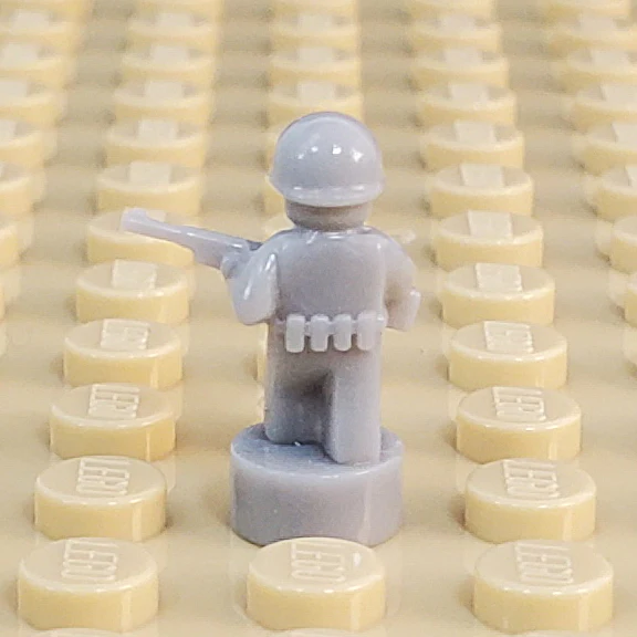 Nano Soldier - Walking with Rifle Up Variant (Single - Various Colors Available) - Image 14