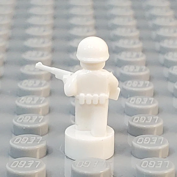 Nano Soldier - Walking with Rifle Up Variant (Single - Various Colors Available) - Image 24