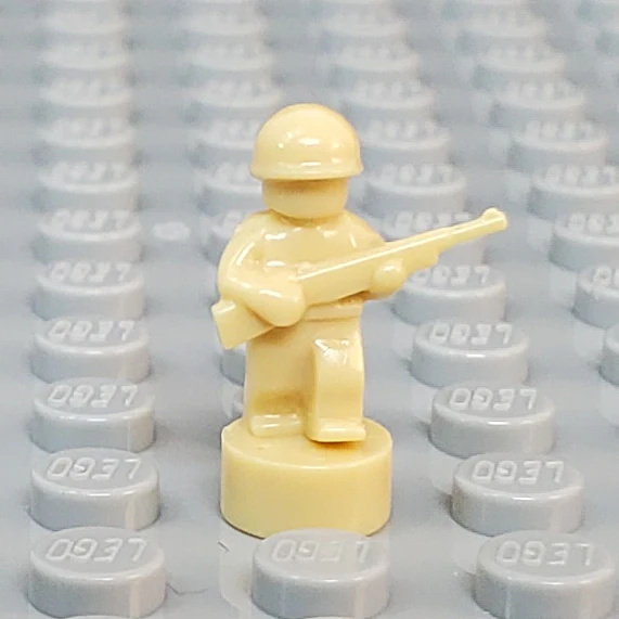 Nano Soldier - Walking with Rifle Up Variant (Single - Various Colors Available) - Image 7