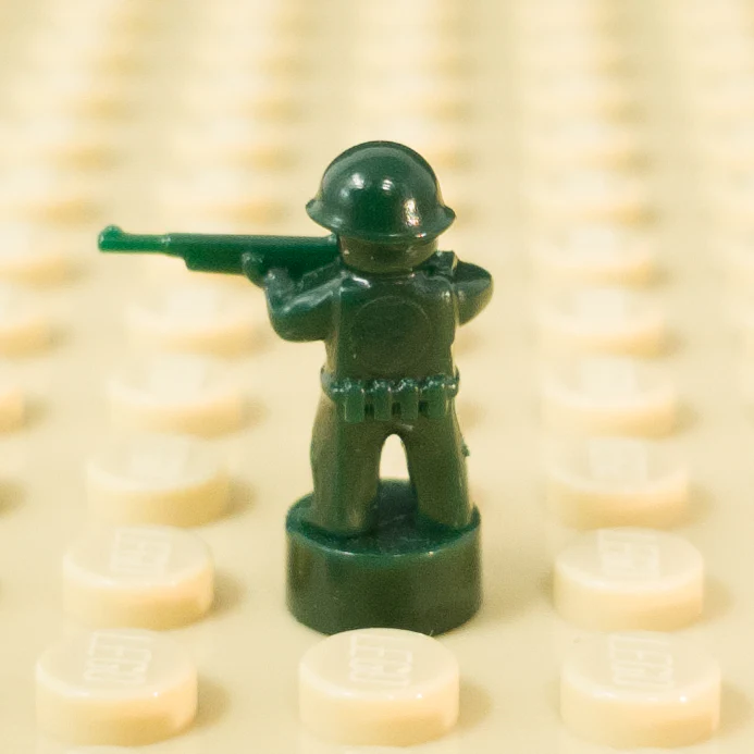Nano Soldier - Standing with Rifle Variant (Single - Various Colors Available) - Image 10