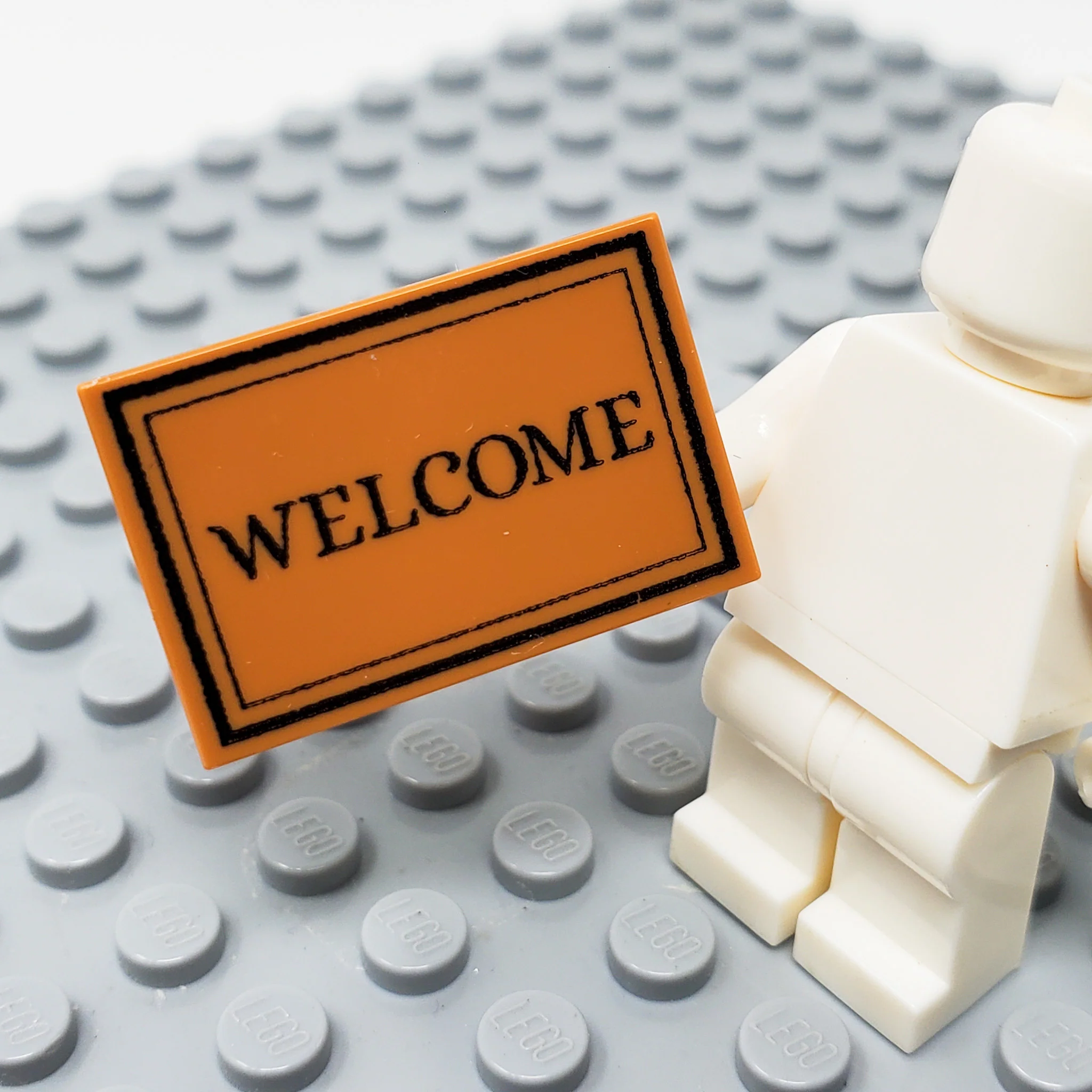 Welcome Mat 2x3 Tile (Custom Pad Printed LEGO) - Image 2