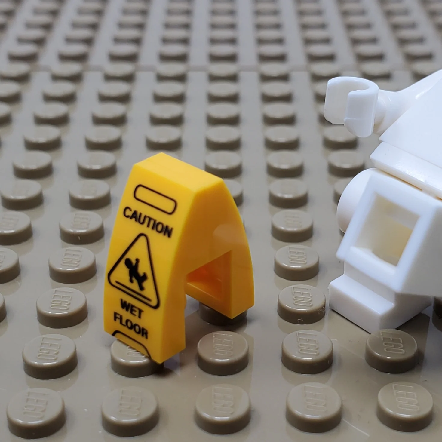 Wet Floor Sign (Custom Pad Printed LEGO) - Image 2